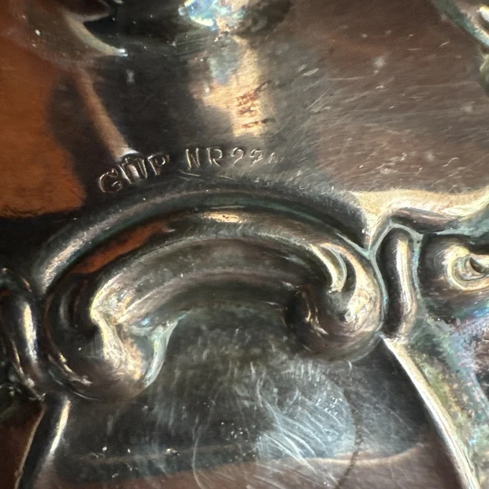 Vintage Grosvenor House Plate Silver Plated Candlestick Ornate‎ Rococo Revival